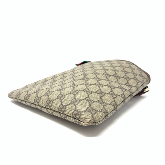 GUCCI Brown GG Supreme Loop Coated Canvas Messenger Small Crossbody Bag - Picture 9 of 15